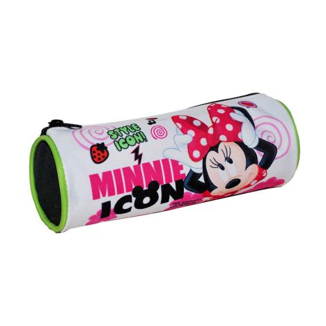 Minnie Mouse Style Icon Round Pencil Case £1.99